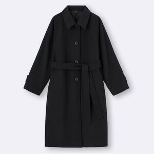 NWT GU Black Women's Balmacaan Coat